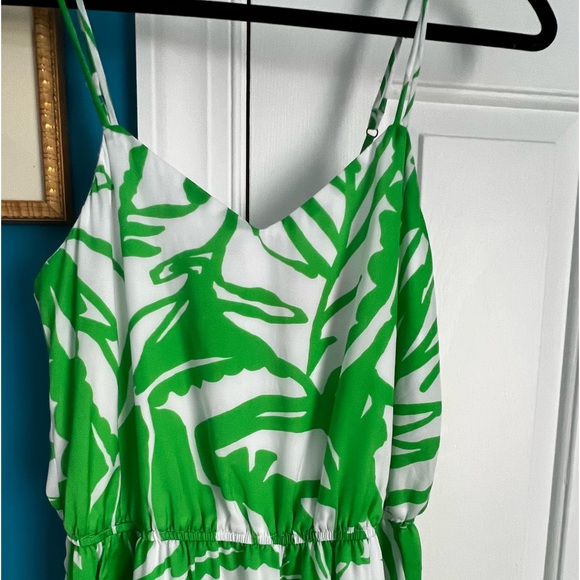 Lilly Pulitzer for Target Green Floral Jumpsuit M - Picture 3 of 11